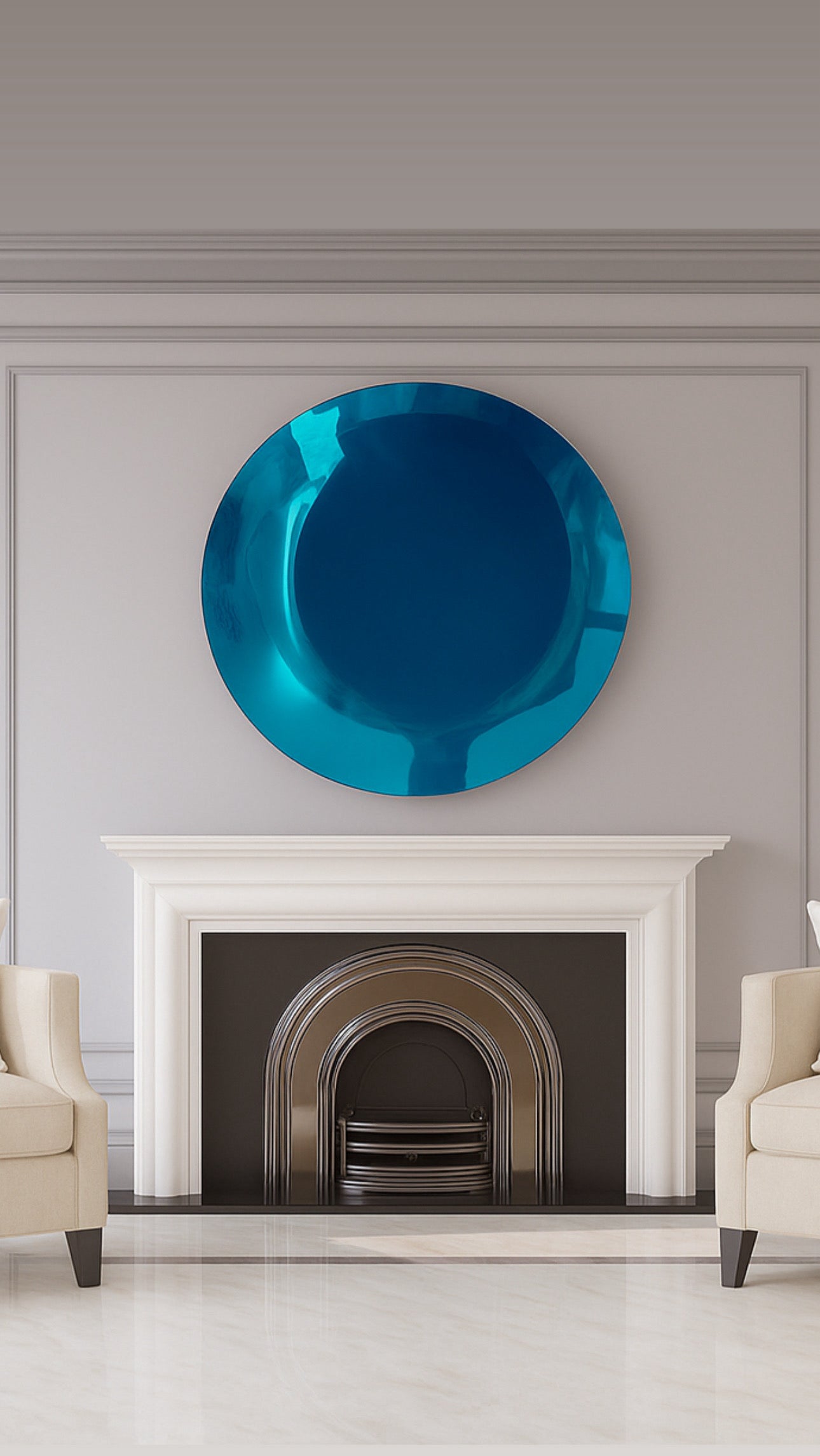 AZZURRO (turquoise concave)