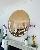 Ravello Rose Gold Convex Mirror - Frameless