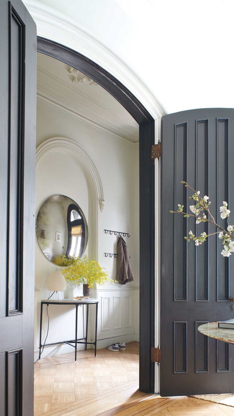 Ferrara Frameless Antiqued Silver Convex Mirror