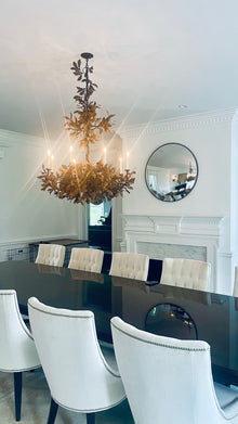 A high-quality image of a convex mirror showcasing its craftsmanship and reflective properties.