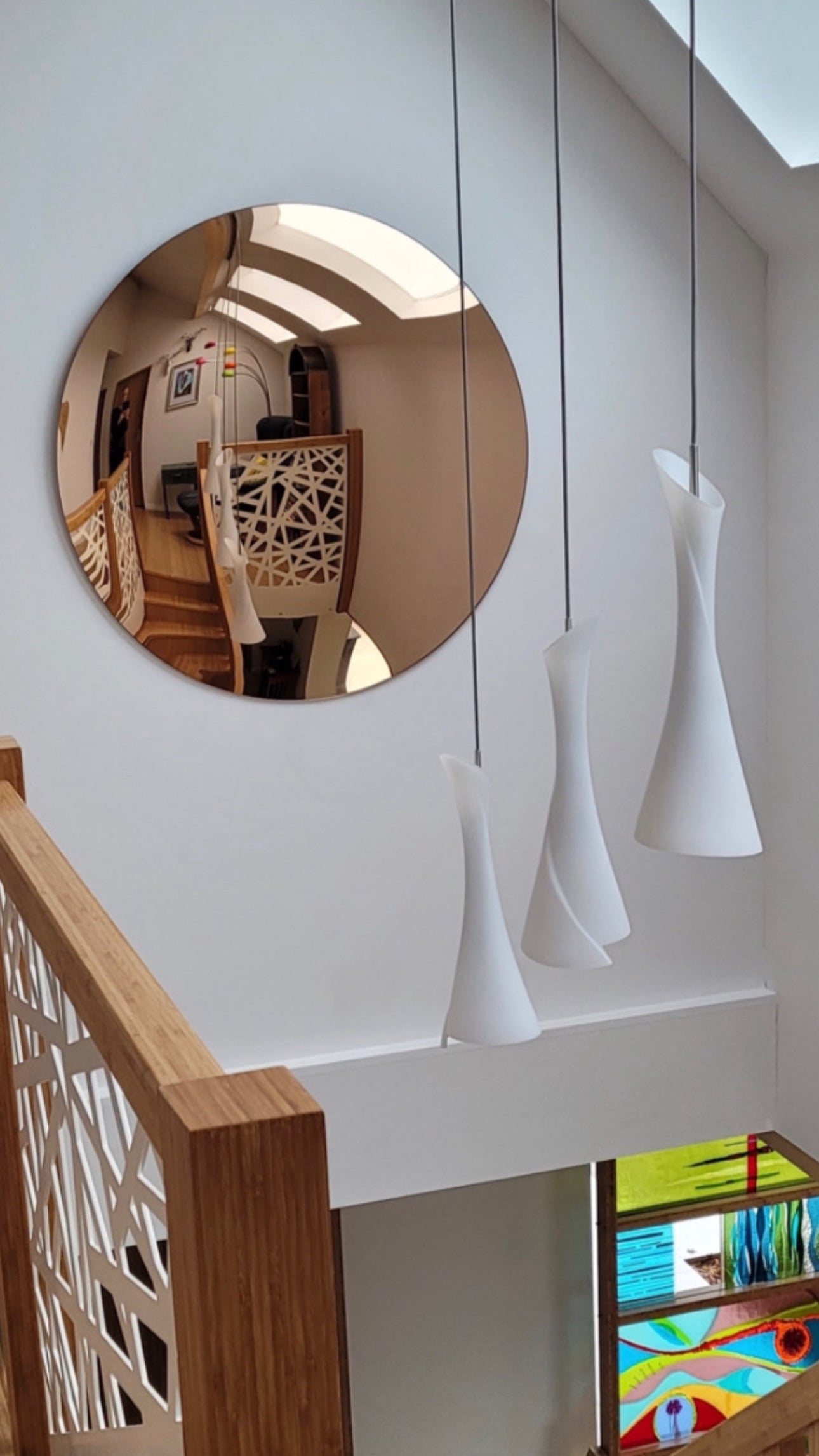 Ravello Rose Gold Convex Mirror - Frameless